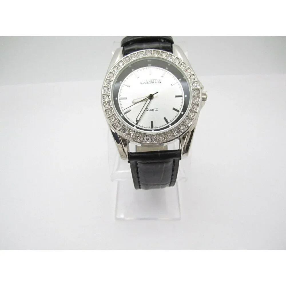 Women Manhattan by Croton Quartz Analog 39mm Round Watch (G732) 